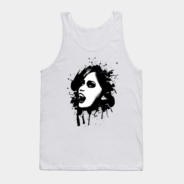 Cruel vampire attacking from the dark Tank Top by AnnArtshock